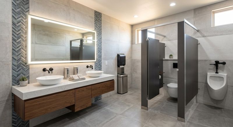 Industrial Bathroom Renovation in Charleston, SC